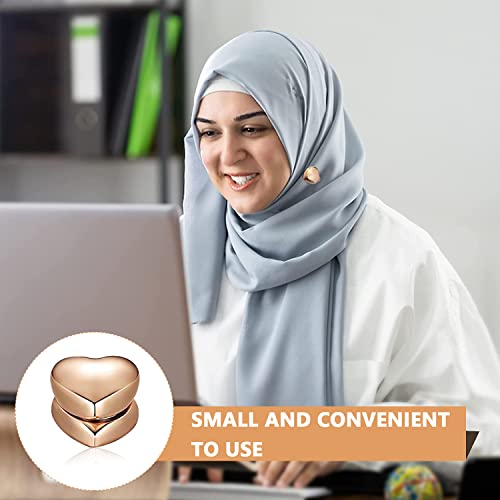 SANNIDHI 4 Pairs Hijab Magnetic Pins Glossy Clothing Scarf Pins for Hijab Magnets Set Multi-Use Pinless Small Button Clips for Muslim Scarf Saree Pins for Women Girls SANNIDHI 4 Pairs Hijab Magnetic Pins Glossy Clothing Scarf Pins for Hijab Magnets Set Multi-Use Pinless Small Button Clips for Muslim Scarf Saree Pins for Women Girls